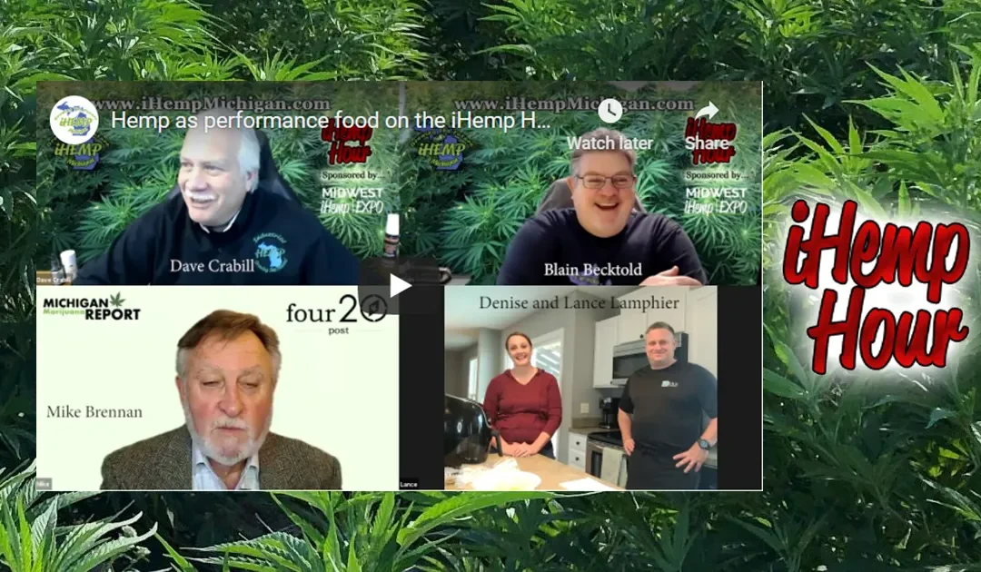 Lance and Denise Lamphier discuss using hemp as a performance food