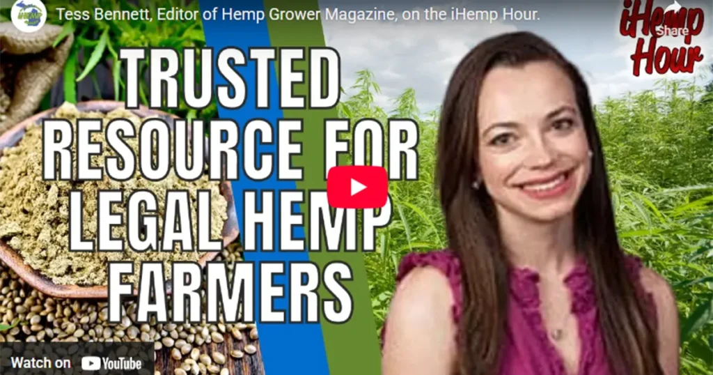 Tess Bennett Hemp Grower Magazine