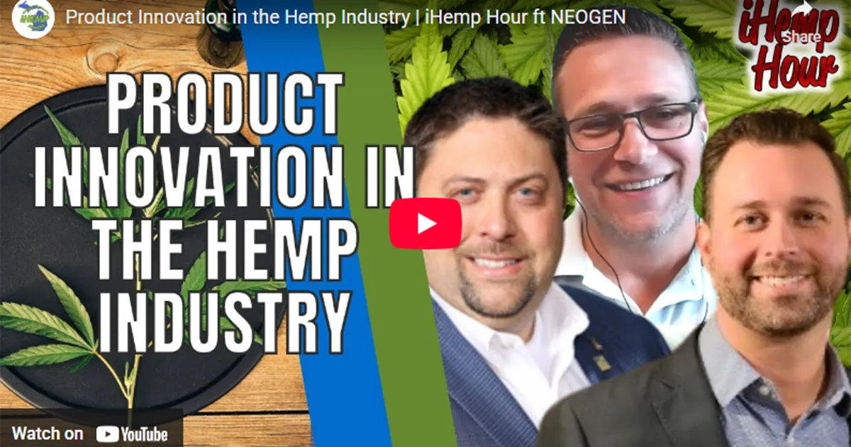 Tony Lupo, Dr. Jesse Miller and Nate Banner of NEOGEN