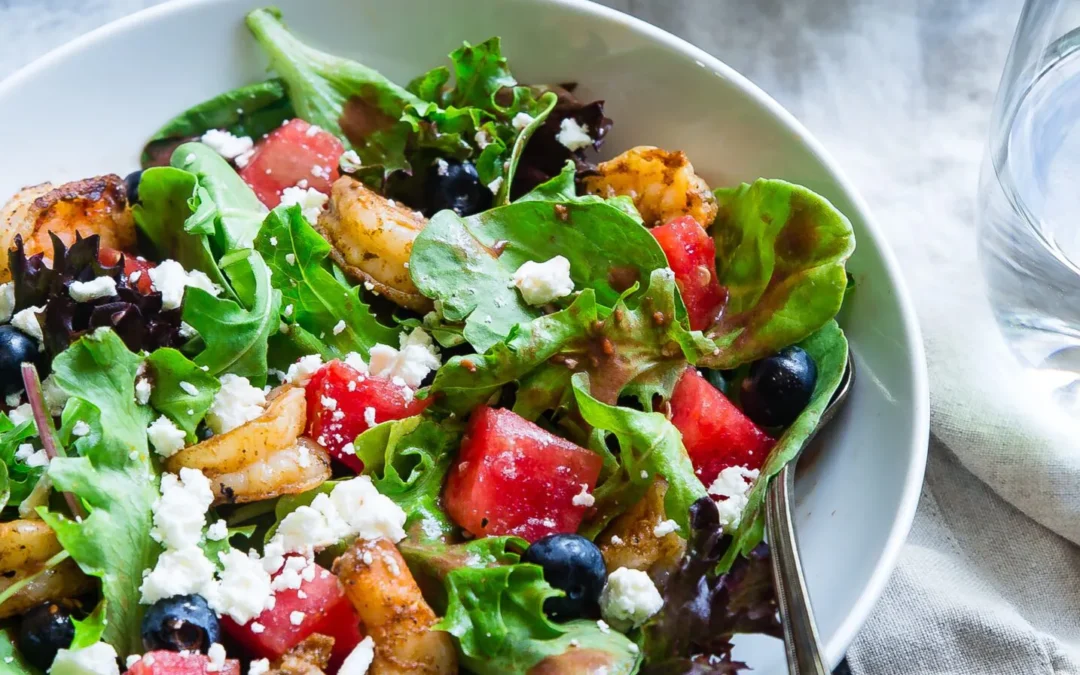 Blueberry Hemp Seed Salad